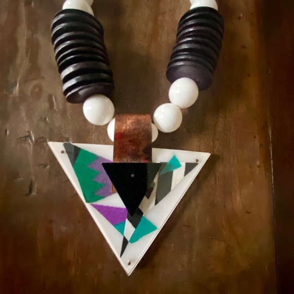 Classic '70s POP style necklace - Picture 2 of 5